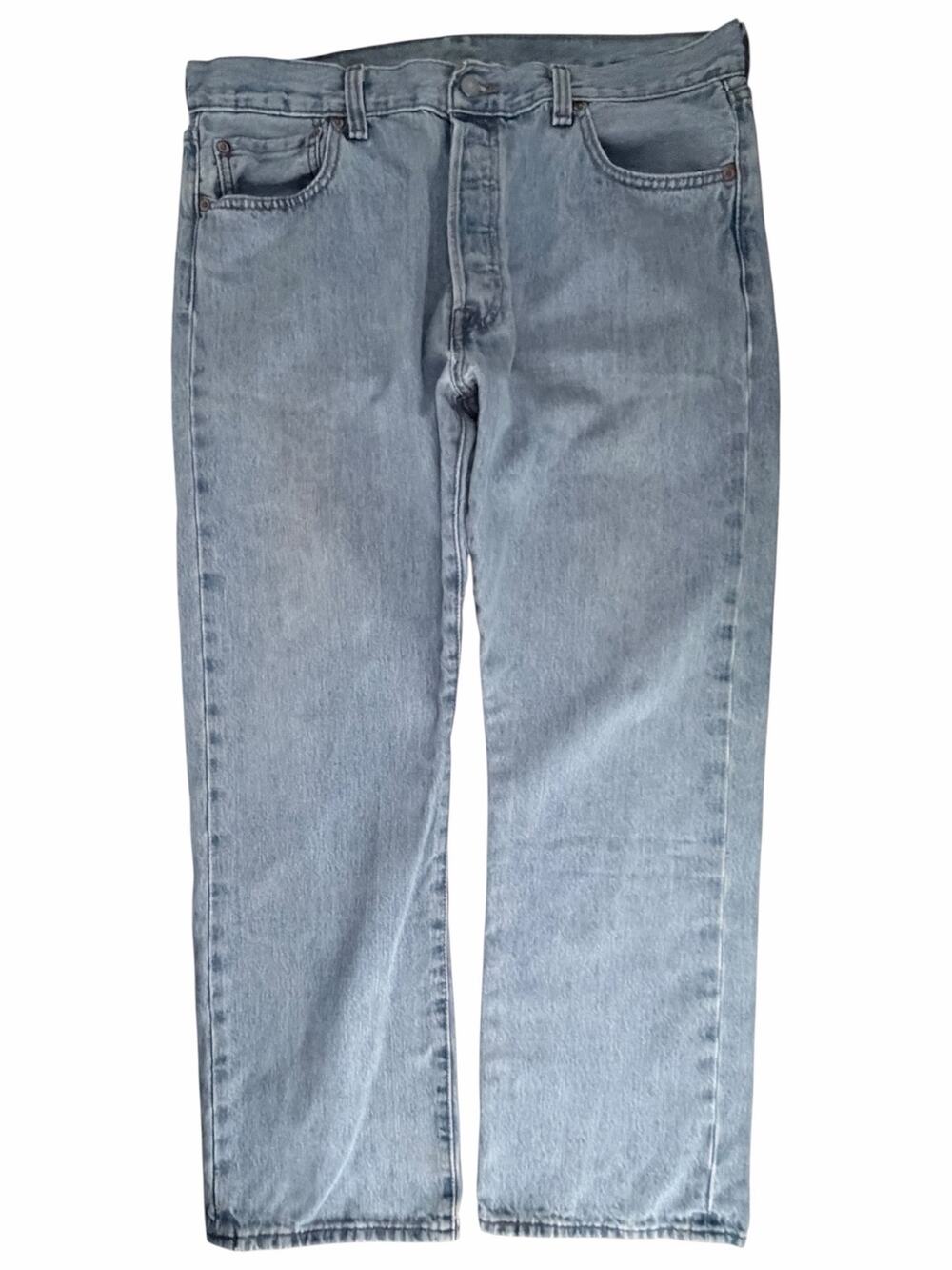 Levi's 501 Original Fit Jeans Men's 36x29 Light Wash